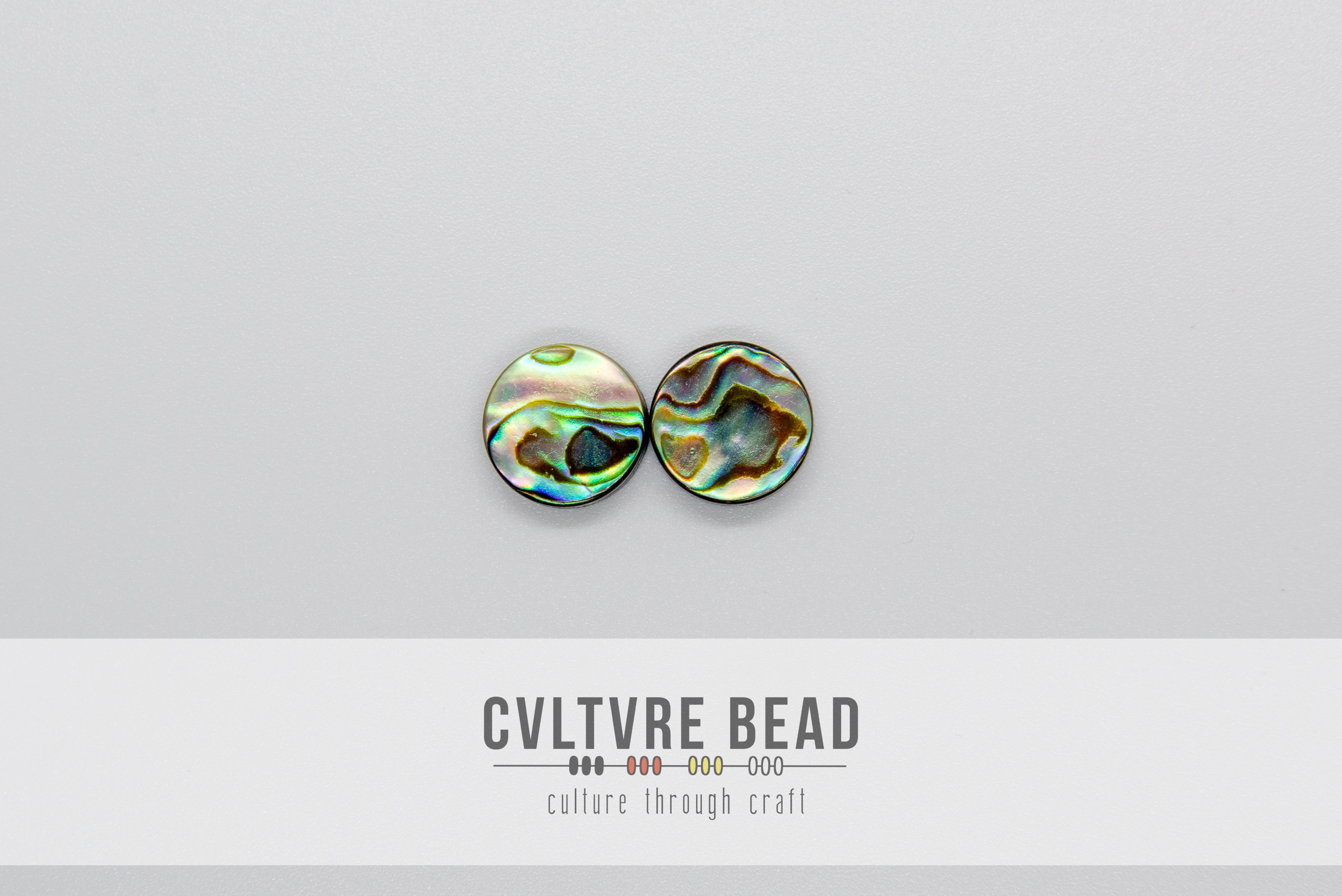 Abalone Pearl Sea Shell 12mm 2pcs